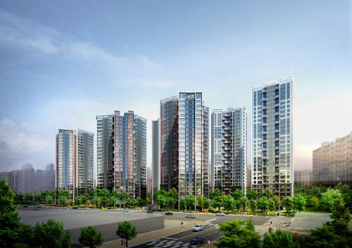 (사진=  GS건설, '신반포자이' 투시도)